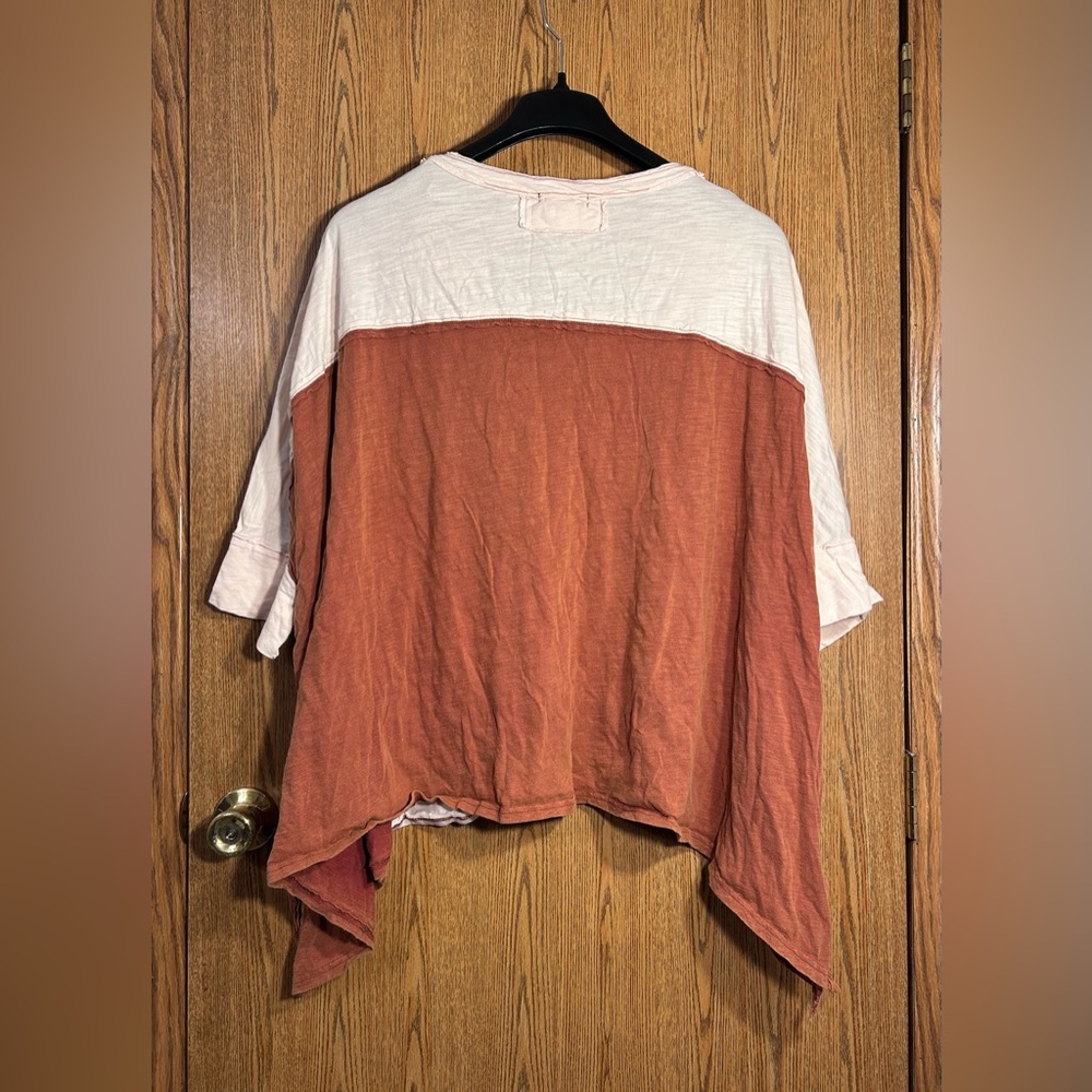 Oli & Hali Boho Patchwork Oversized Top - Picture 5 of 5